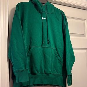 Nike Men's Womens Forest Green Hoodie Size Small
